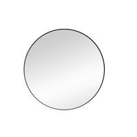 WANDSPIEGEL Schwarz  - Schwarz, MODERN, Glas/Metall (150/150/3cm) - Milino