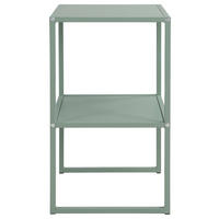 BEISTELLTISCH 43/33/60 cm Grün rechteckig  - Grün, Design, Holzwerkstoff/Metall (43/33/60cm) - home24