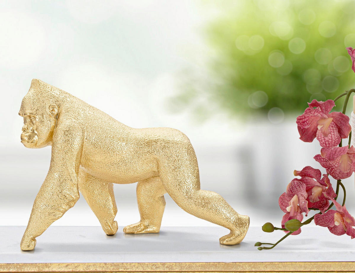 SKULPTUR - Goldfarben, Basics, Kunststoff (29.7/21.8/11.5cm)