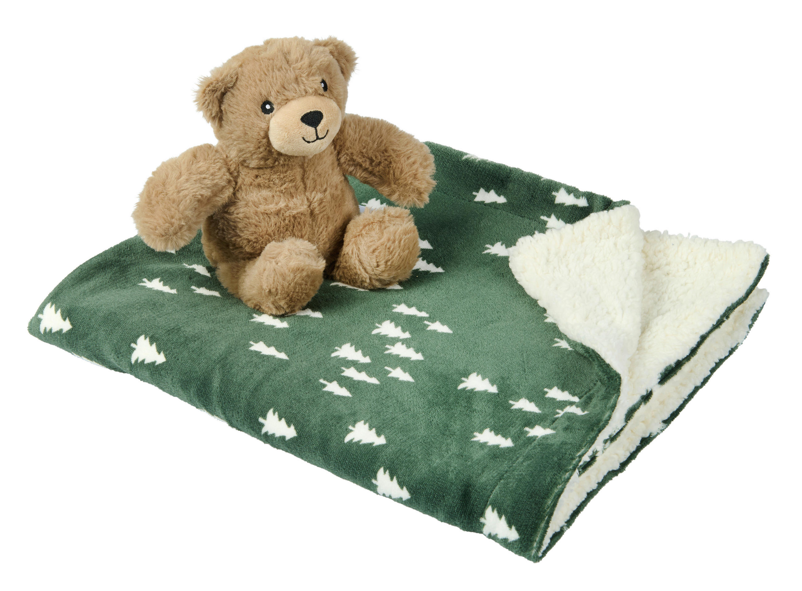 BABYGESCHENKSET - Braun/Weiß, Basics, Textil - X-Mas