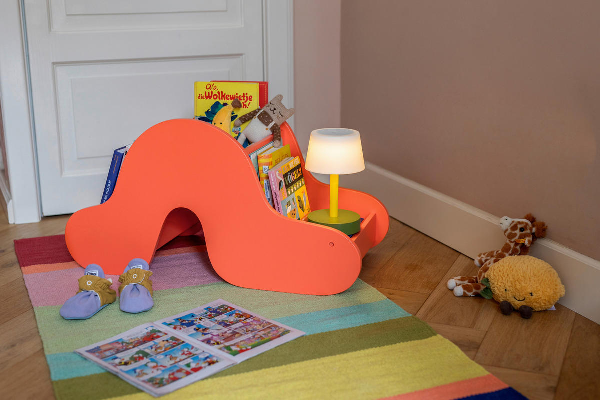 KINDER BÜCHERREGAL FRIDA  - Orange, Basics, Holzwerkstoff (70/30/36,9cm) - REMEMBER