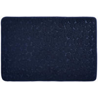 BADEMATTE Blau 60/90 cm  - Blau, Trend, Kunststoff/Textil (60/90cm) - Esposa