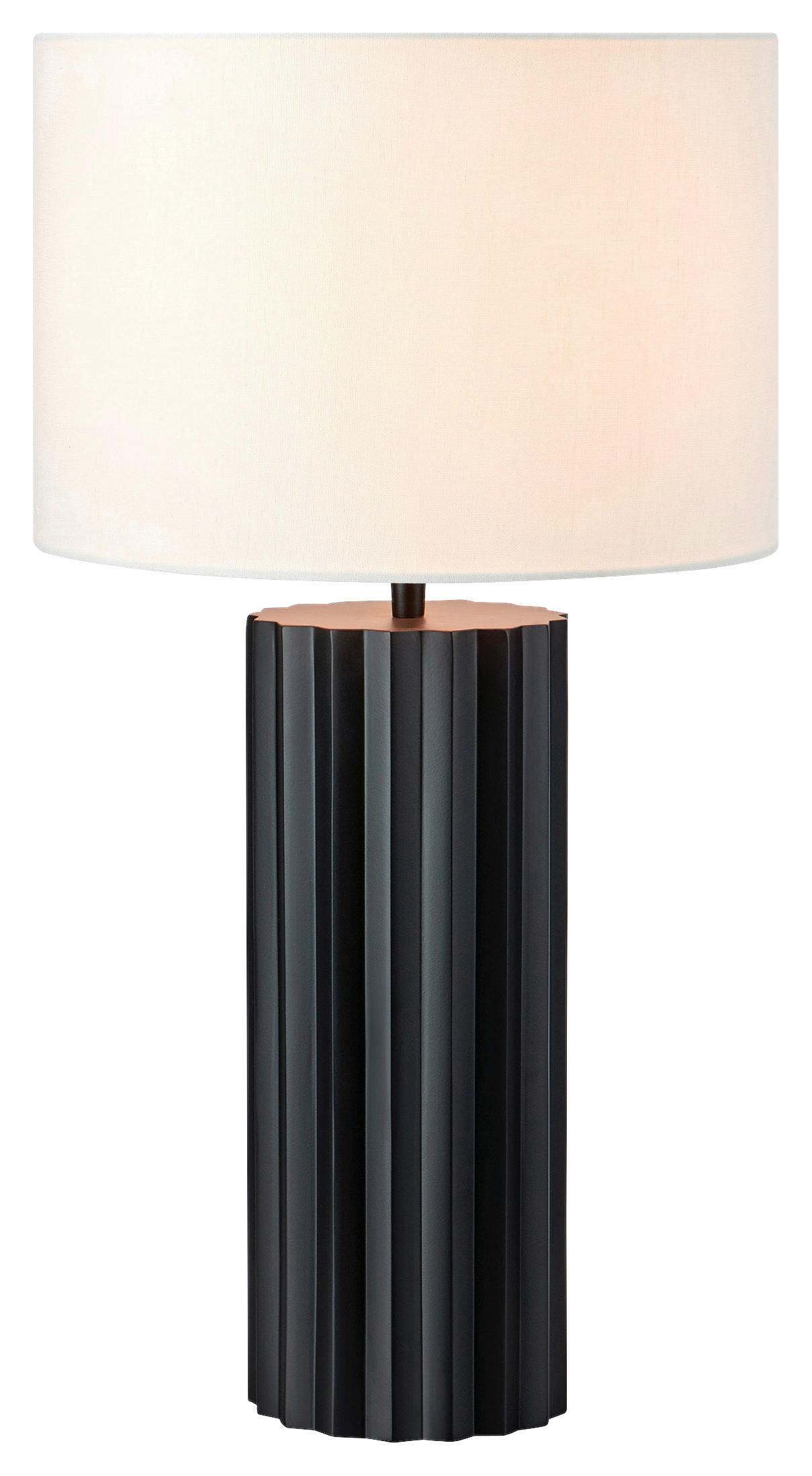 TISCHLEUCHTE 32/60 cm   - Schwarz, Basics, Textil/Metall (32/60cm) - Markslöjd