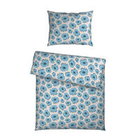 BETTWÄSCHE Satin 140/200 cm  - Blau/Multicolor, KONVENTIONELL, Textil (140/200cm) - Esposa