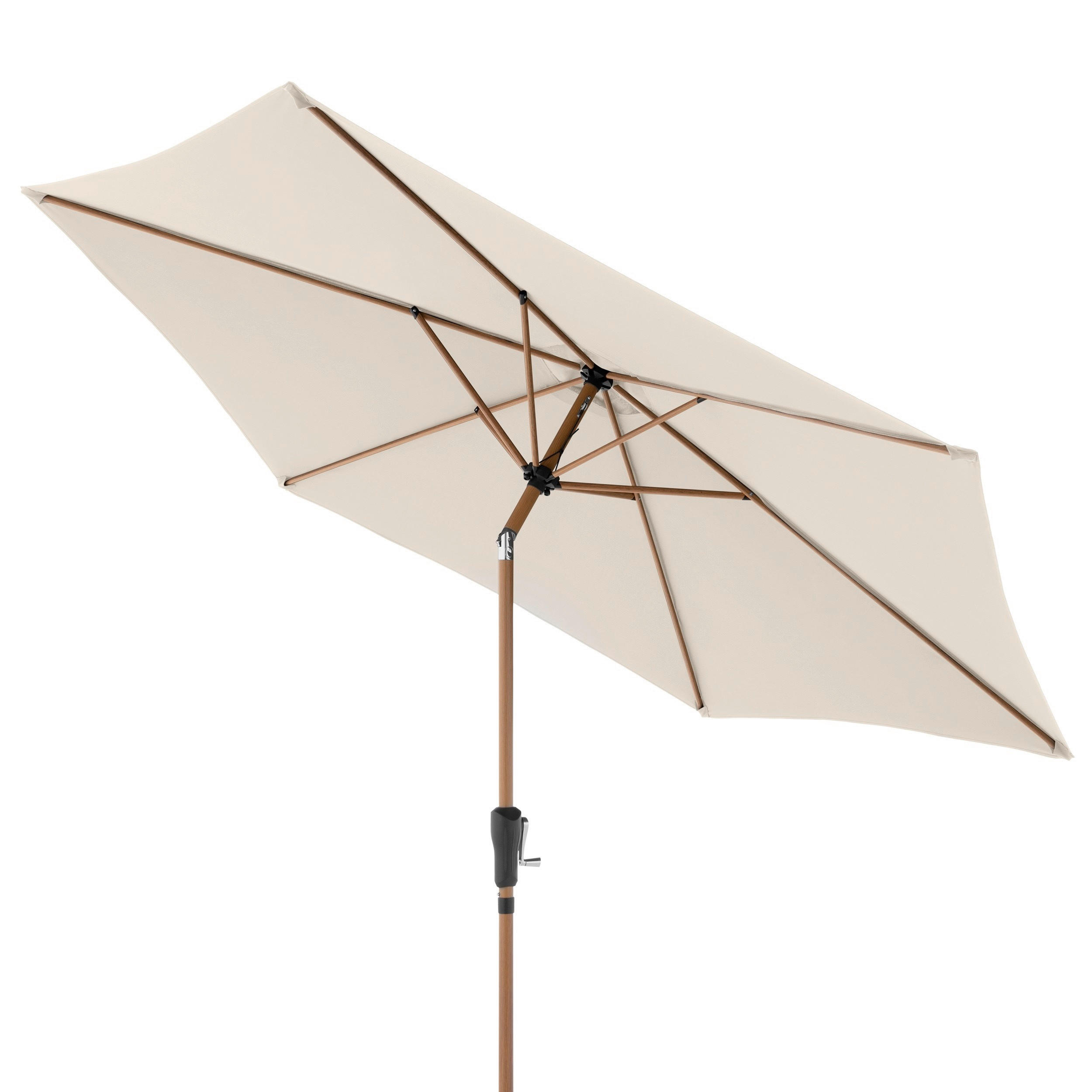 SONNENSCHIRM  300/300 cm  - Braun/Naturfarben, Basics, Textil/Metall (300/300cm) - Doppler