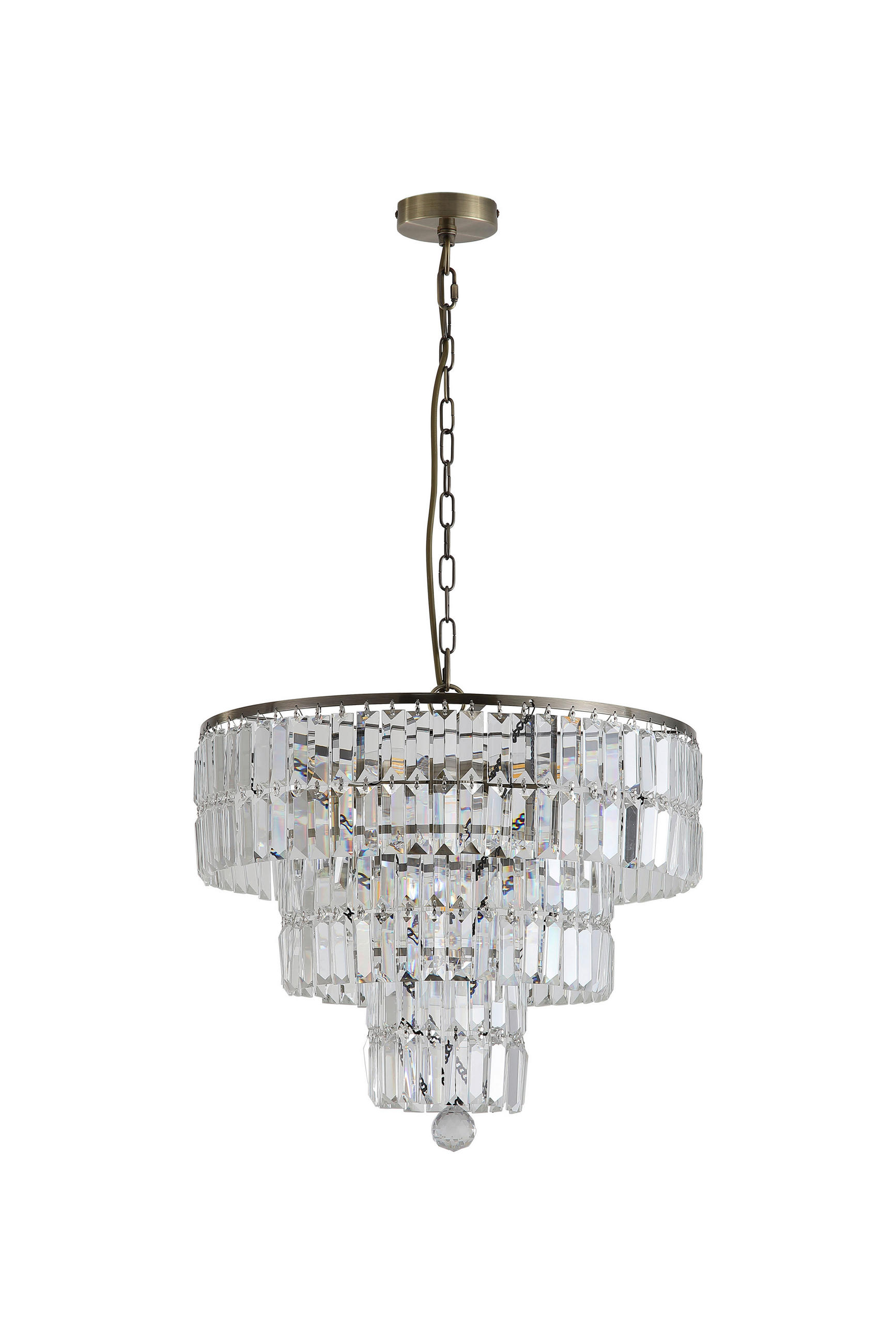 HÄNGELEUCHTE American Diner  - Messingfarben, KONVENTIONELL, Glas/Metall (45/150/50cm)