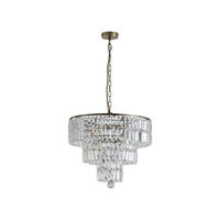 HÄNGELEUCHTE American Diner  - Messingfarben, KONVENTIONELL, Glas/Metall (45/150/50cm)