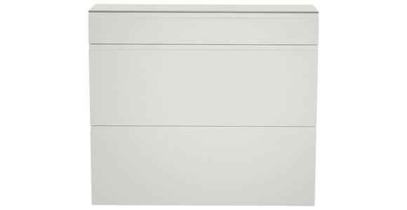 HÄNGESCHUHSCHRANK 110/96/33 cm  - Weiß, Design, Glas/Holzwerkstoff (110/96/33cm) - Moderano