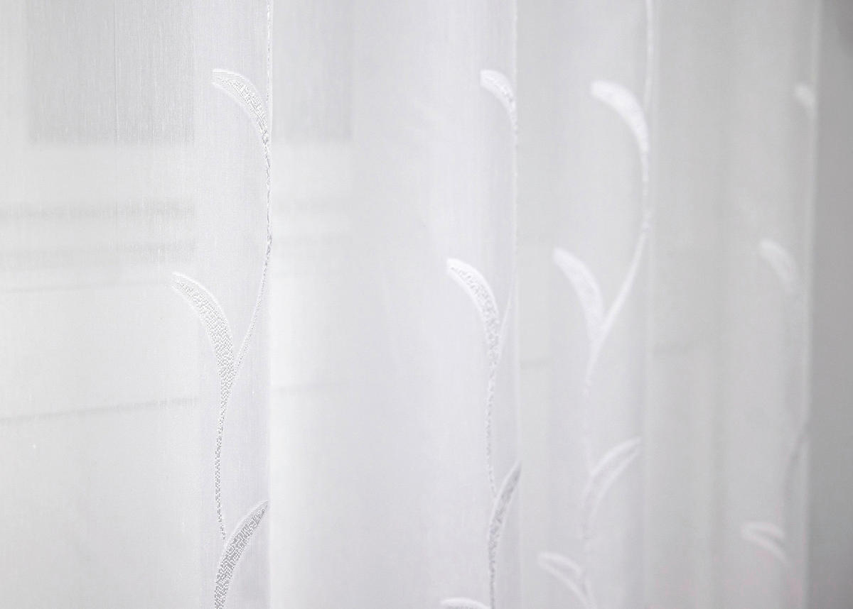 TKANINA ZA ZAVJESE bijela   - bijela, Basics, tekstil (295cm)