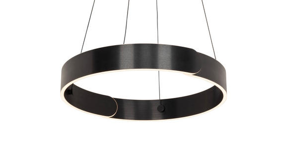 LED-HÄNGELEUCHTE Otis 63/64/150 cm   - Schwarz, Design, Metall (63/64/150cm) - Dieter Knoll