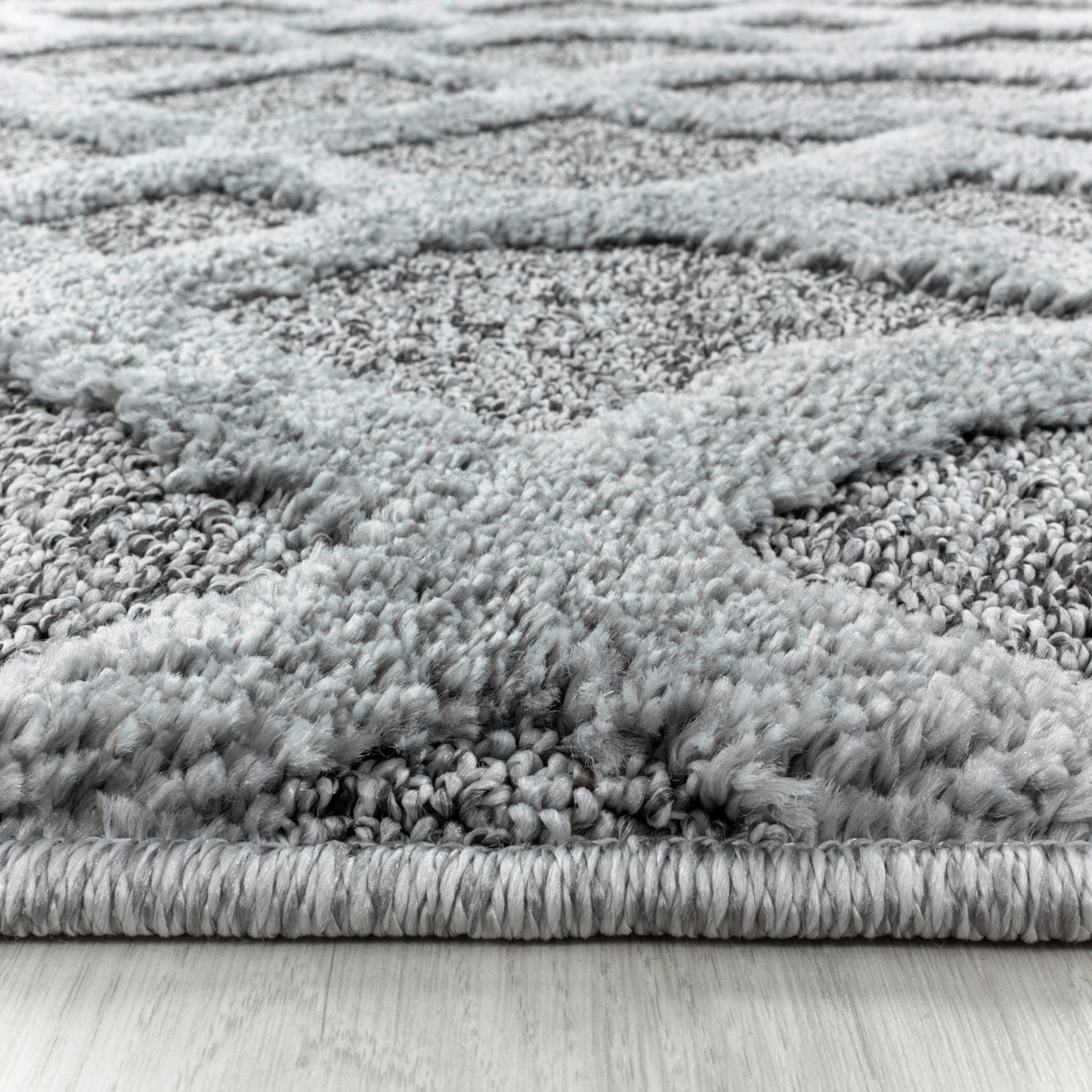 WEBTEPPICH 80 cm Pisa 4702 grau Grau  - Grau, KONVENTIONELL, Textil (80cm)