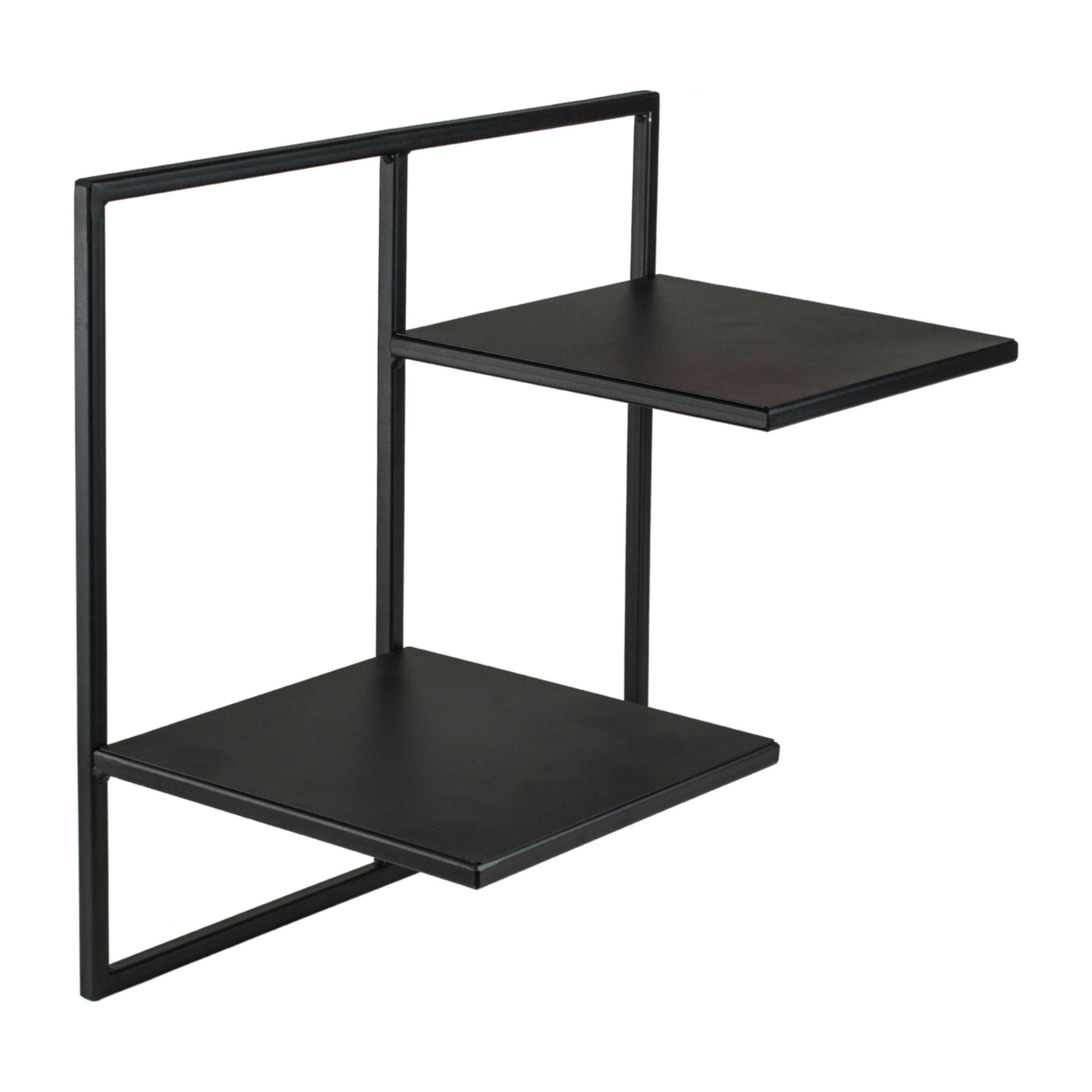 XXXLutz Wandregal Schwarz 38.5x20x35 cm