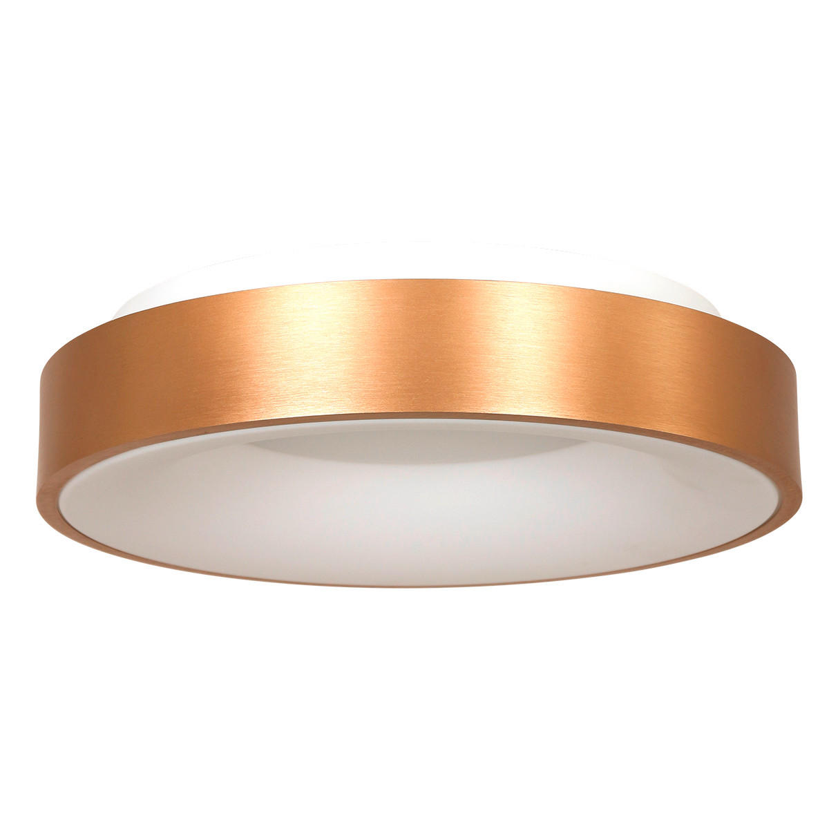 LED-DECKENLEUCHTE Ringlede 48/9 cm   - Goldfarben, Basics, Kunststoff/Metall (48/9cm)