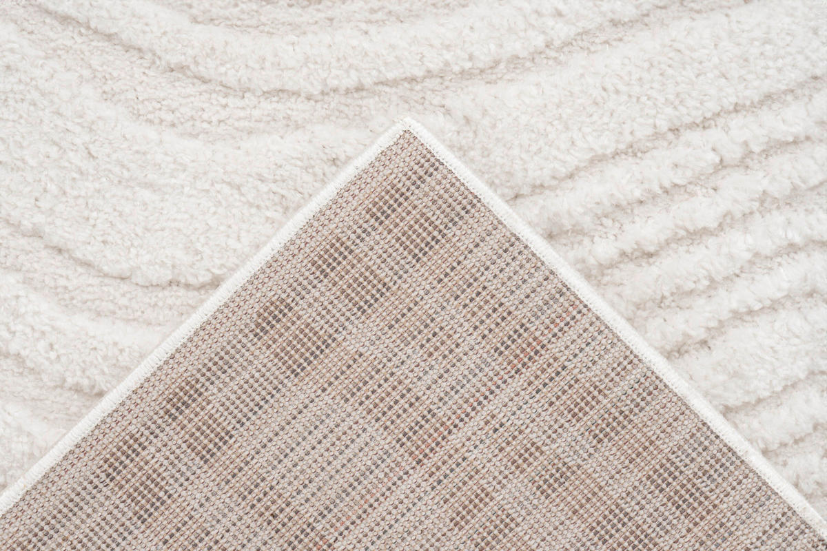 FLATVÄVD MATTA 160/230 cm  - elfenbensfärgad, Basics, textil (160/230cm) - Kayoom