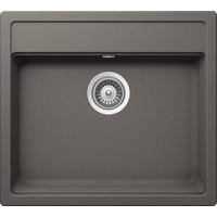 SPÜLE MONN100USIL  - Grau, Basics, Stein (57/51cm) - Schock