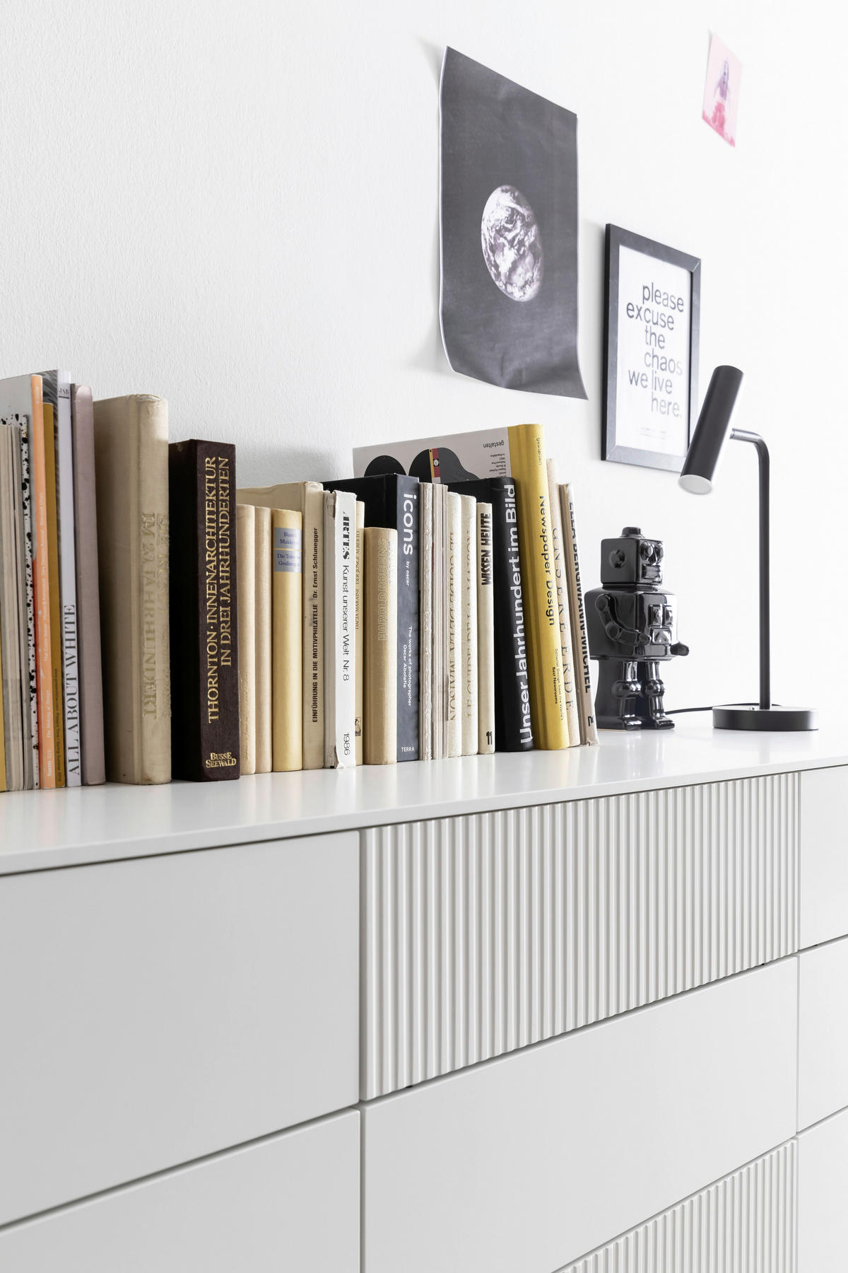SIDEBOARD Weiß  240/91/45 cm  - Weiß, Design, Holzwerkstoff/Metall (240/91/45cm) - Schöner Wohnen