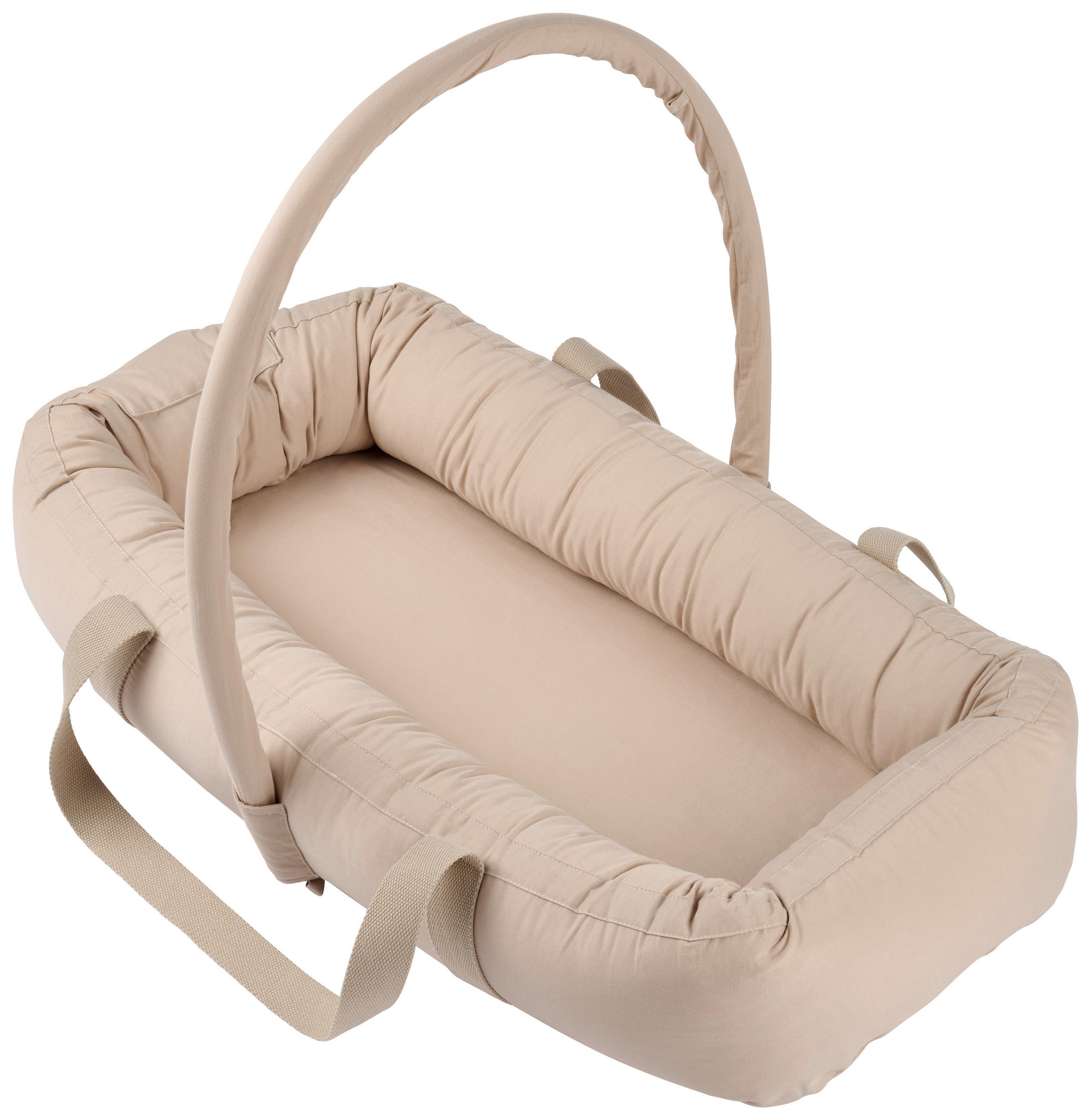 NESTCHEN Babynest with arch   45/82 cm  - Beige, Basics, Textil (45/82cm) - Patinio