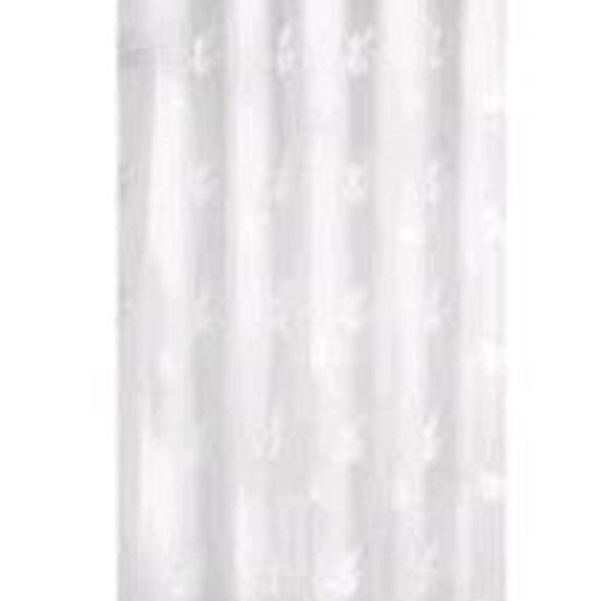 ZAVJESA ZA TUŠ  bijela  CANTON  - bijela, Konvencionalno, plastika (180/200cm) - Kleine Wolke