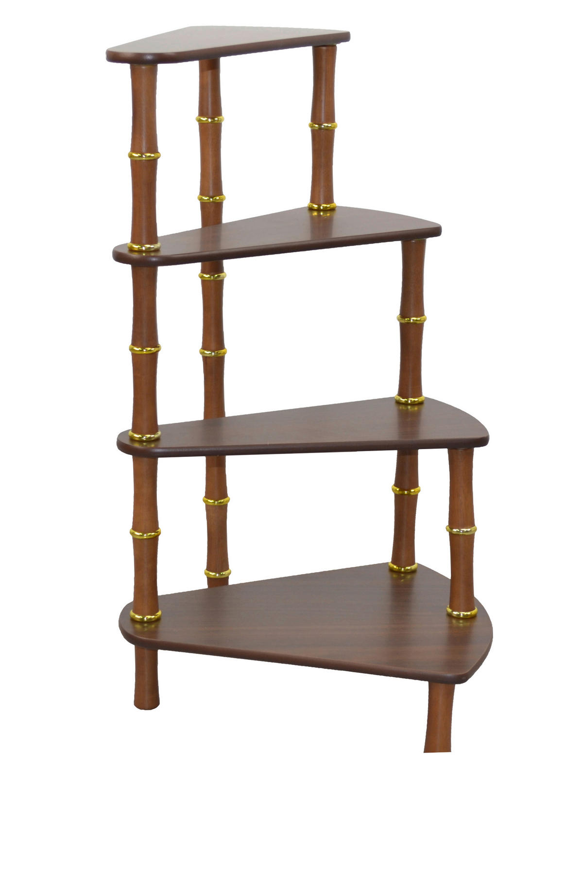 BLUMENTISCH Holzwerkstoff, Holz Kautschukholz  - Nussbaumfarben, Design, Holz/Holzwerkstoff (40/40/65cm) - MID.YOU