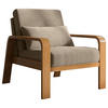 FERNSEHSESSEL in Mikrofaser Naturfarben  - Eichefarben/Naturfarben, Konventionell, Holz/Textil (79/91/93cm) - Livetastic