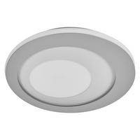 LED-DECKENLEUCHTE Orbis Spiral 40/5 cm   - Grau, Design, Kunststoff/Metall (40/5cm) - Osram