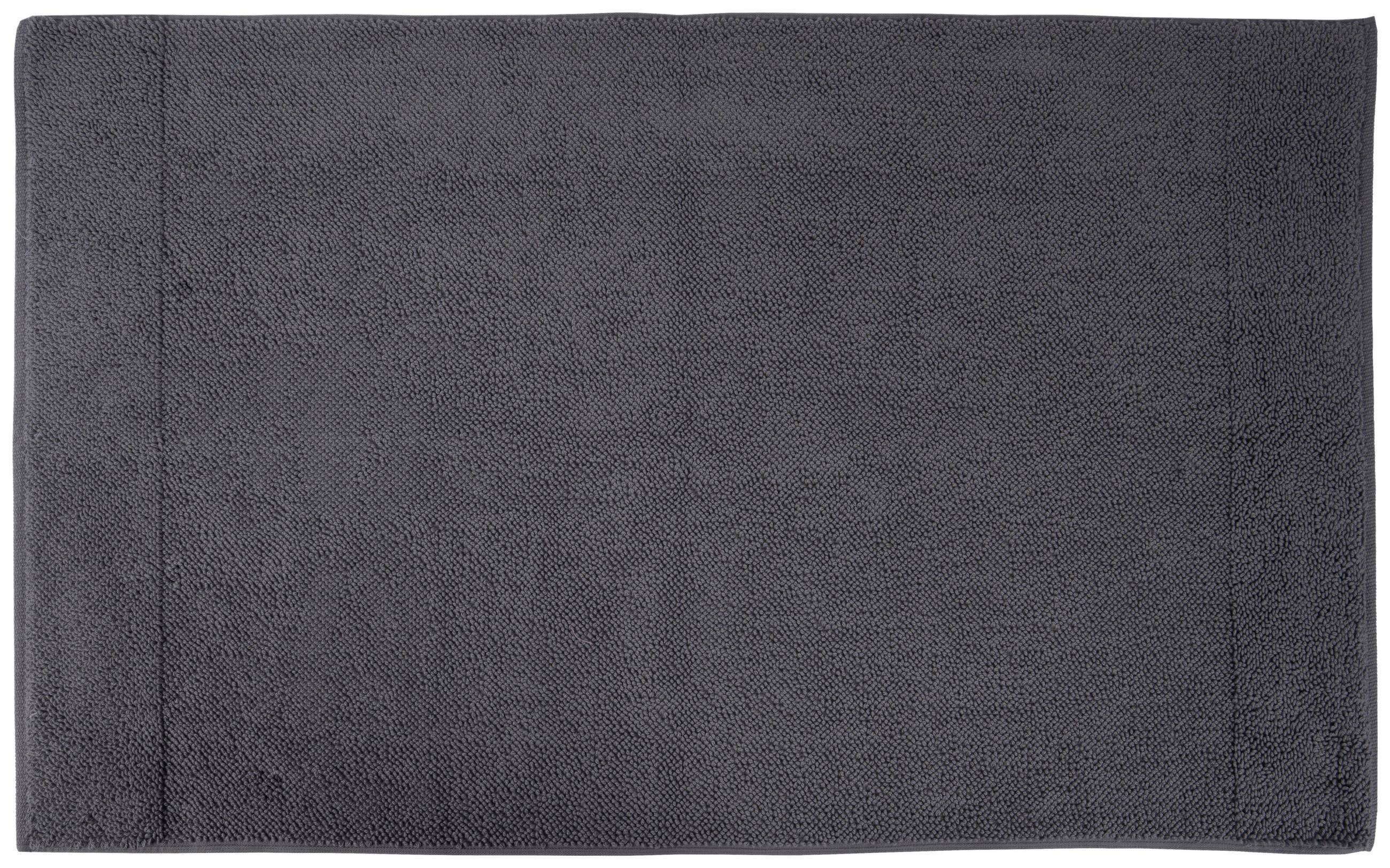BADEMATTE BONITA Anthrazit 70/120 cm  - Anthrazit, KONVENTIONELL, Textil (70/120cm) - Bio:Vio
