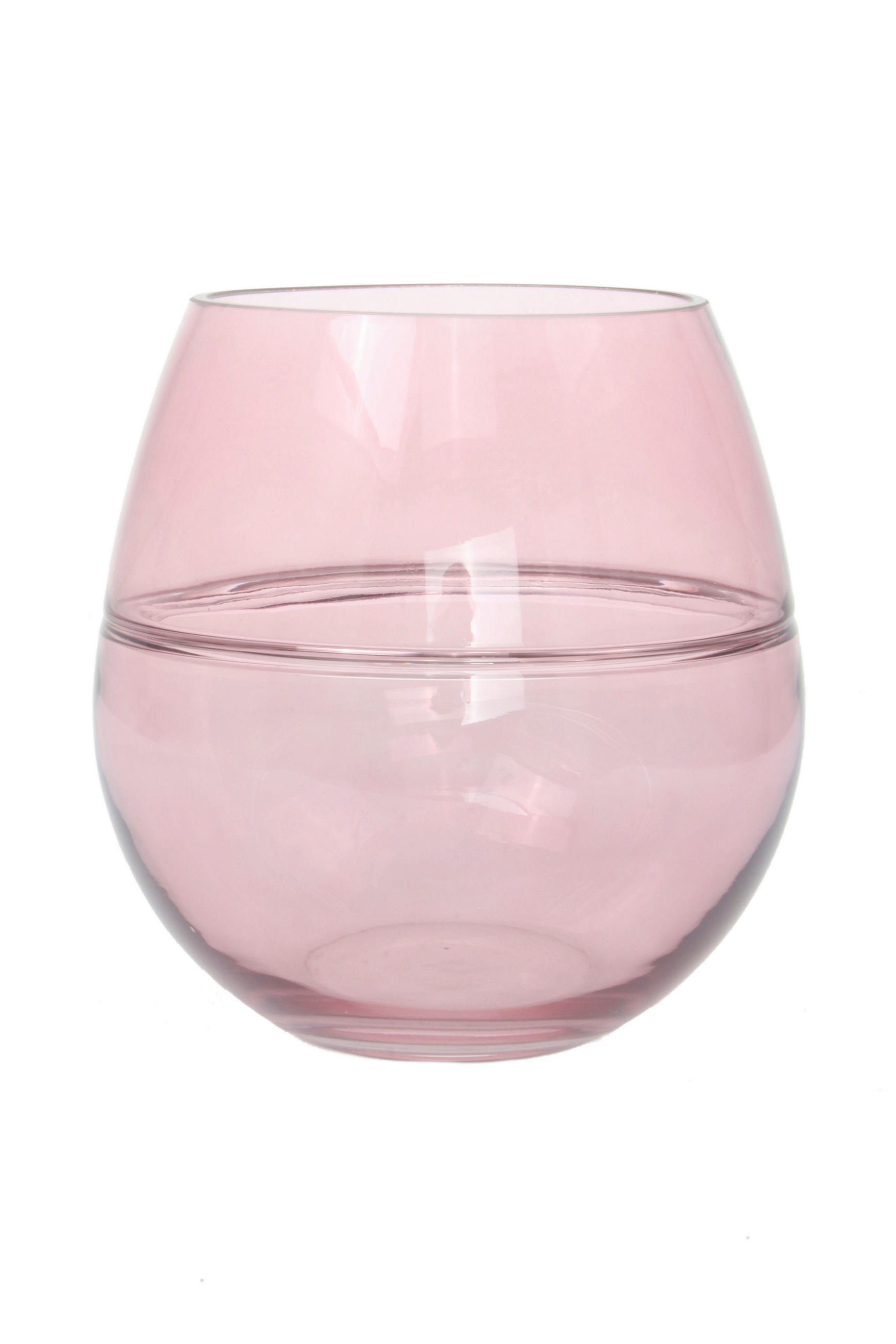 VASE  - Rosa, Design, Glas (17/17/17cm) - Kayoom