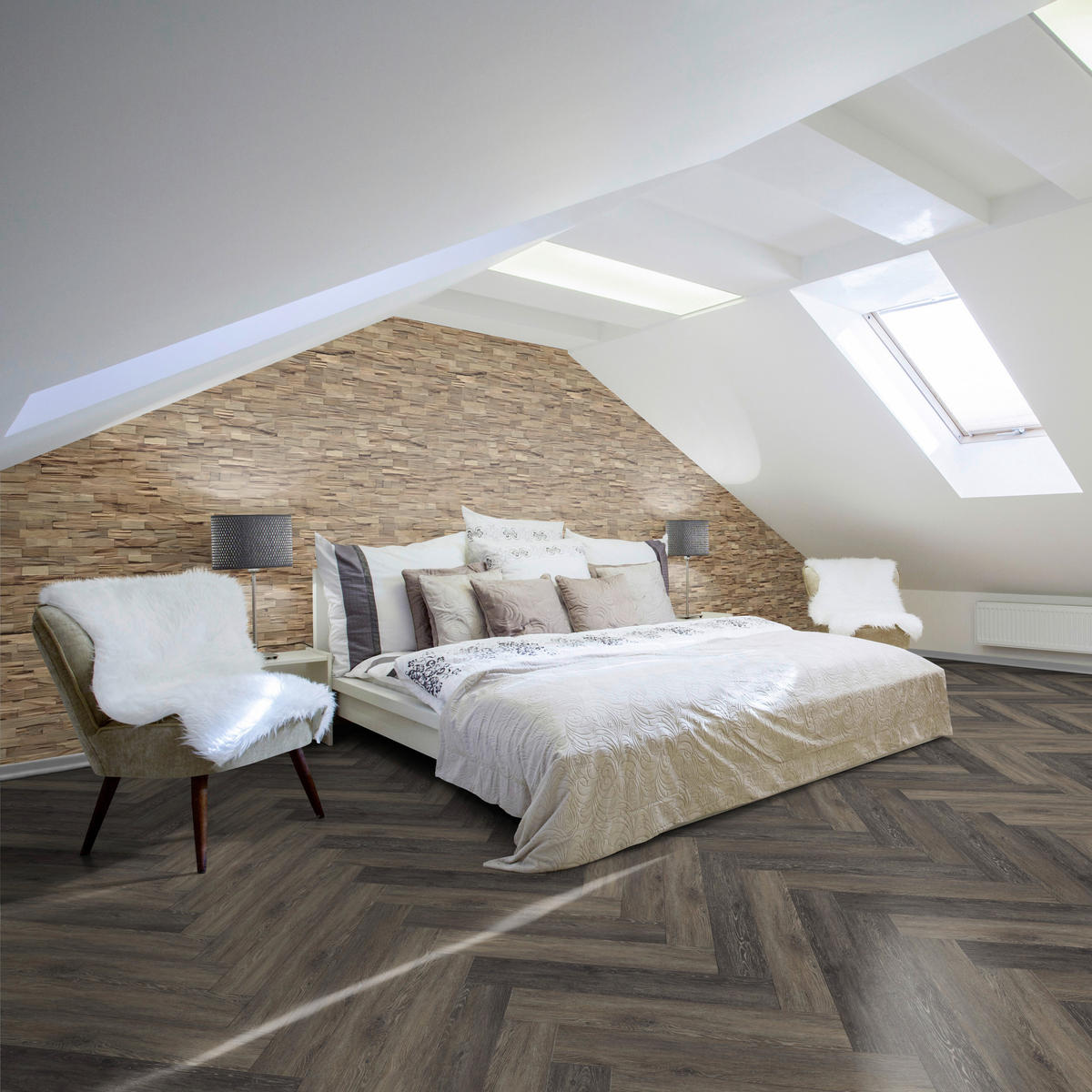 WANDVERKLEIDUNG - Hellbraun, Basics, Holz (50/20/1.8cm)