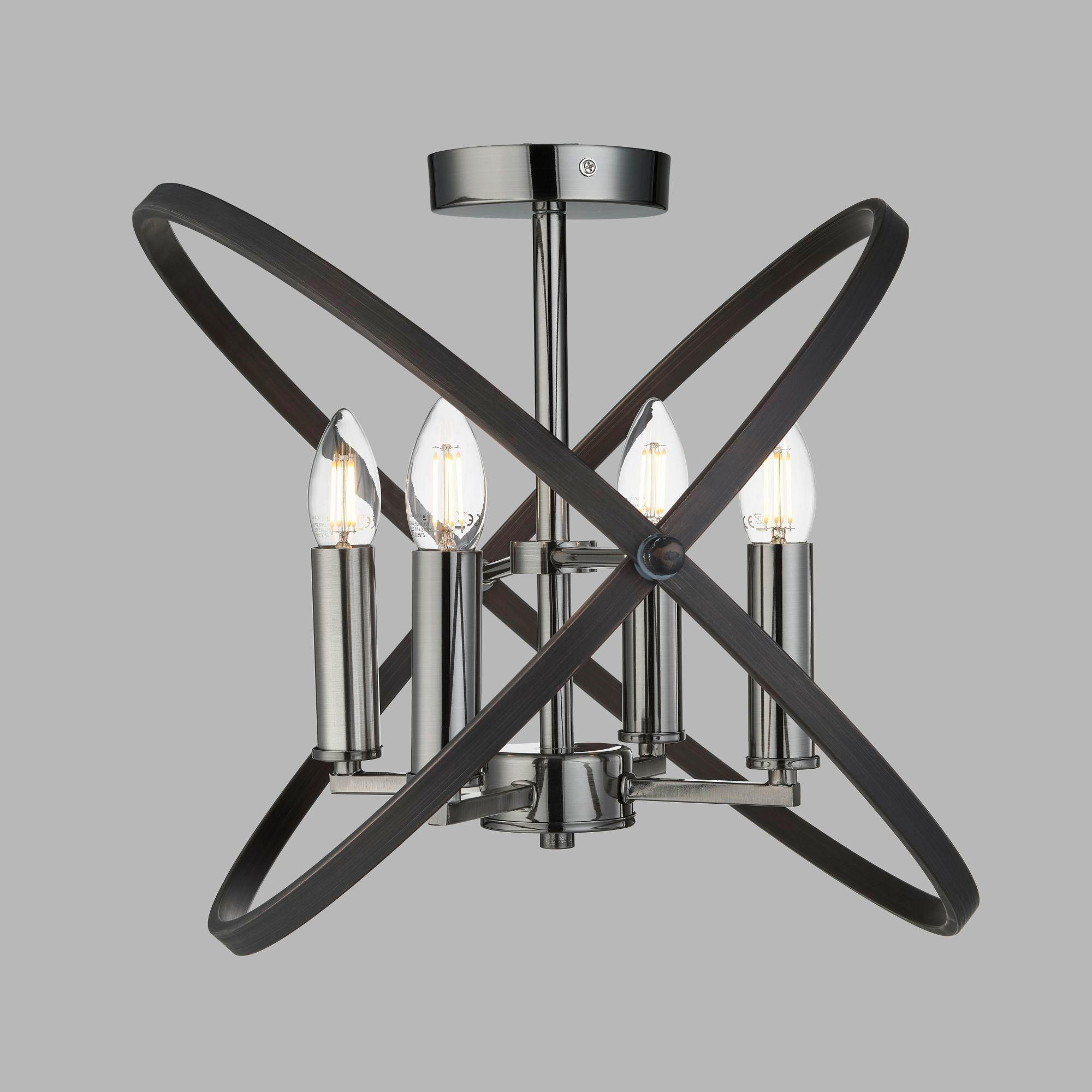 DECKENLEUCHTE Hoopla 45/33/45 cm   - Design, Metall (45/33/45cm)