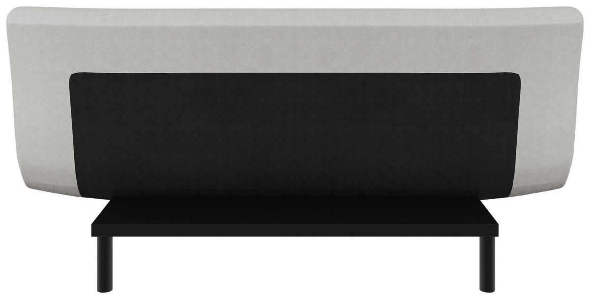 SCHLAFSOFA  in Mikrofaser Naturfarben  - Schwarz/Naturfarben, KONVENTIONELL, Holz/Textil (197/85/92cm) - Carryhome