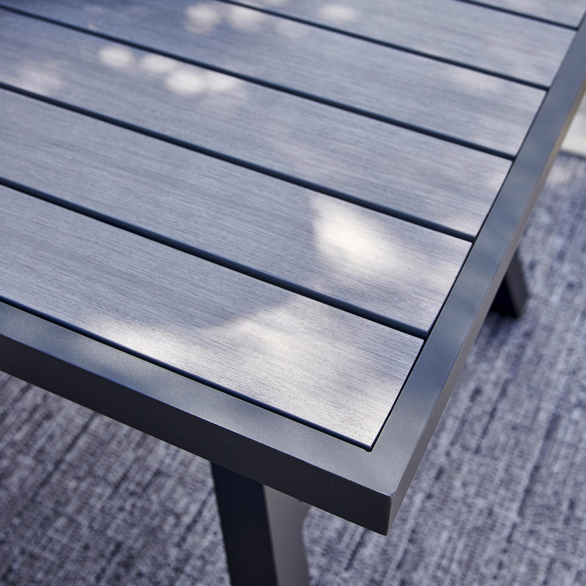 LOUNGE GARNITURA  antracit, svijetlo siva, tamno siva   - tamno siva/svijetlo siva, Moderno, metal/tekstil (195/242cm) - Amatio