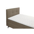 BOXBETT 120/200 cm  in Braun  - Braun, Basics, Holzwerkstoff/Textil (120/200cm) - Xora