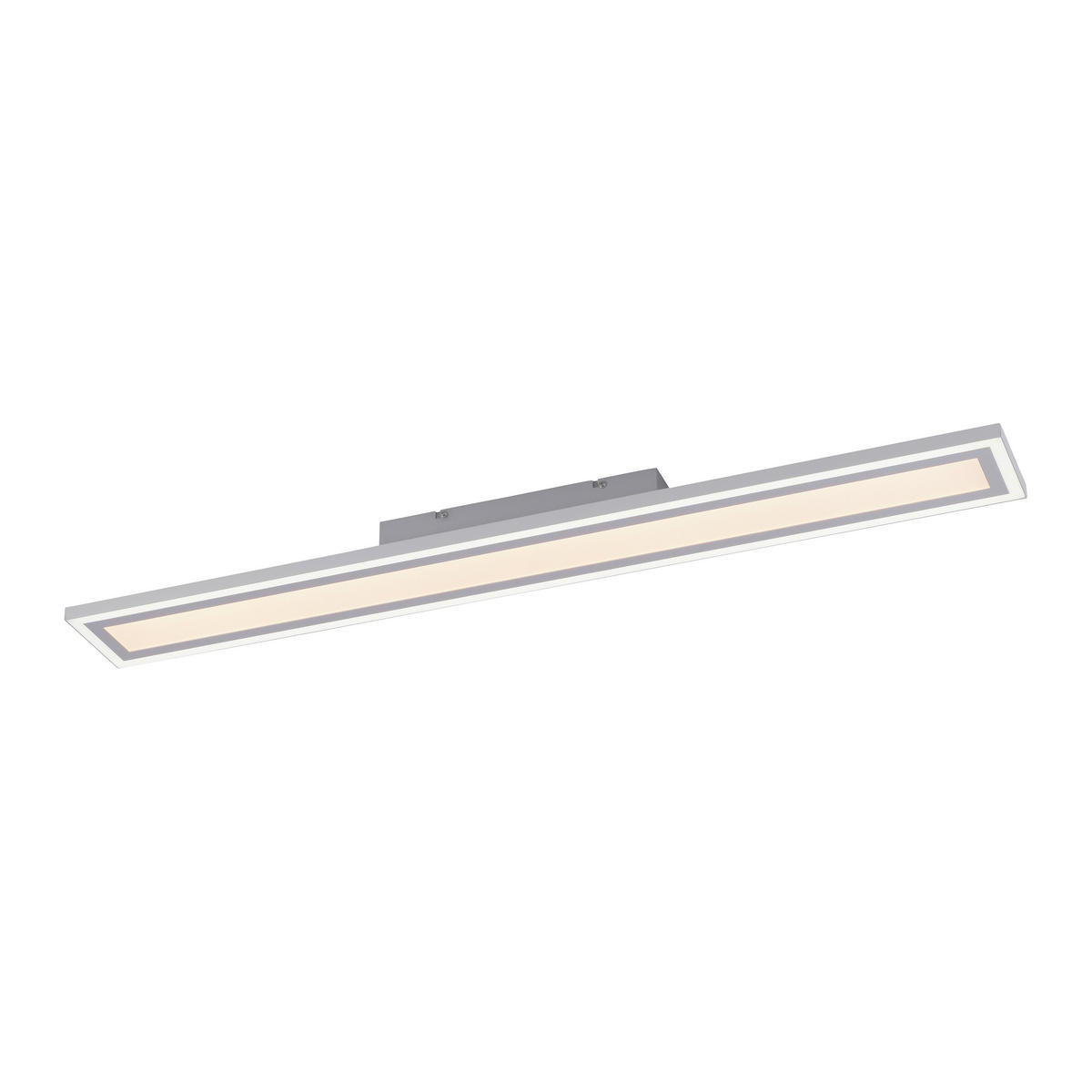 LED-DECKENLEUCHTE 100/11/6 cm   - Weiß, Design, Kunststoff/Metall (100/11/6cm) - Novel