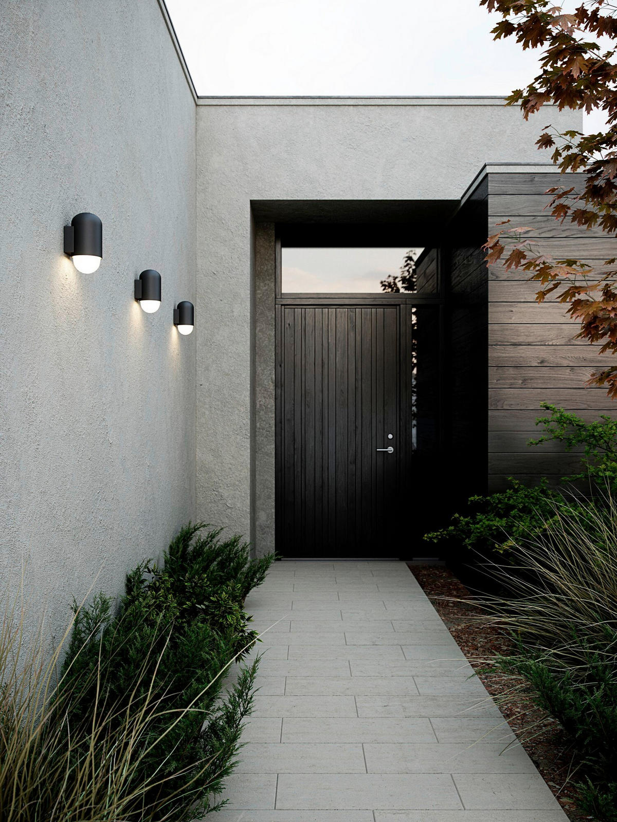 WANDLEUCHTE Heka 10,6/21,6 cm  - Schwarz, Design, Metall (10,6/21,6cm) - Nordlux