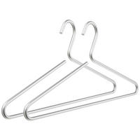 KLEIDERBÜGELSET 2-TEILIG 42 cm Metall  - Silberfarben, Basics, Metall (42cm)