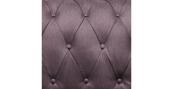 CHESTERFIELD-SOFA Webstoff Mauve  - Wengefarben/Mauve, LIFESTYLE, Holz/Textil (206/76,5/96cm) - Landscape