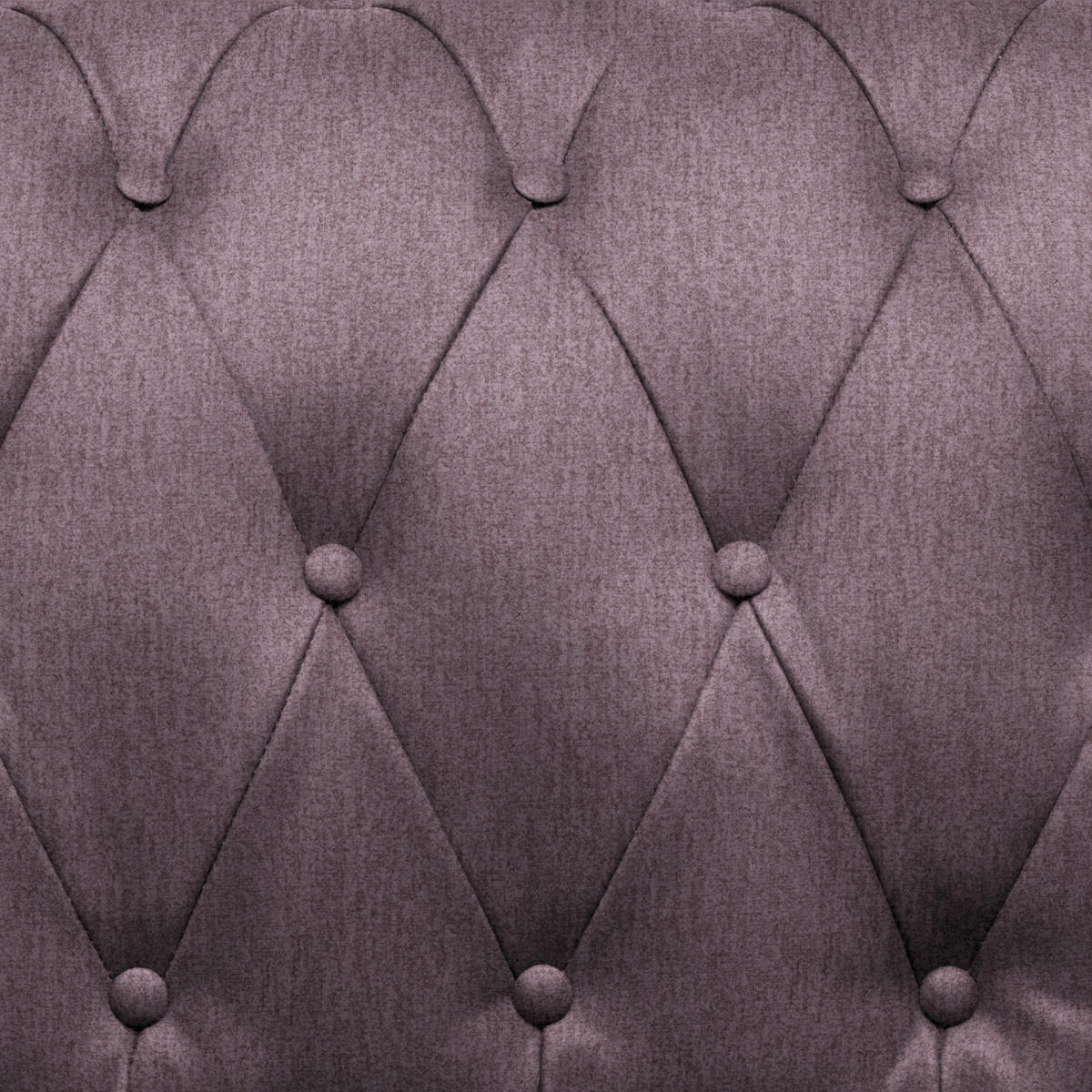 CHESTERFIELD-SOFA in Webstoff Mauve  - Wengefarben/Mauve, Lifestyle, Holz/Textil (206/76,5/96cm) - Landscape