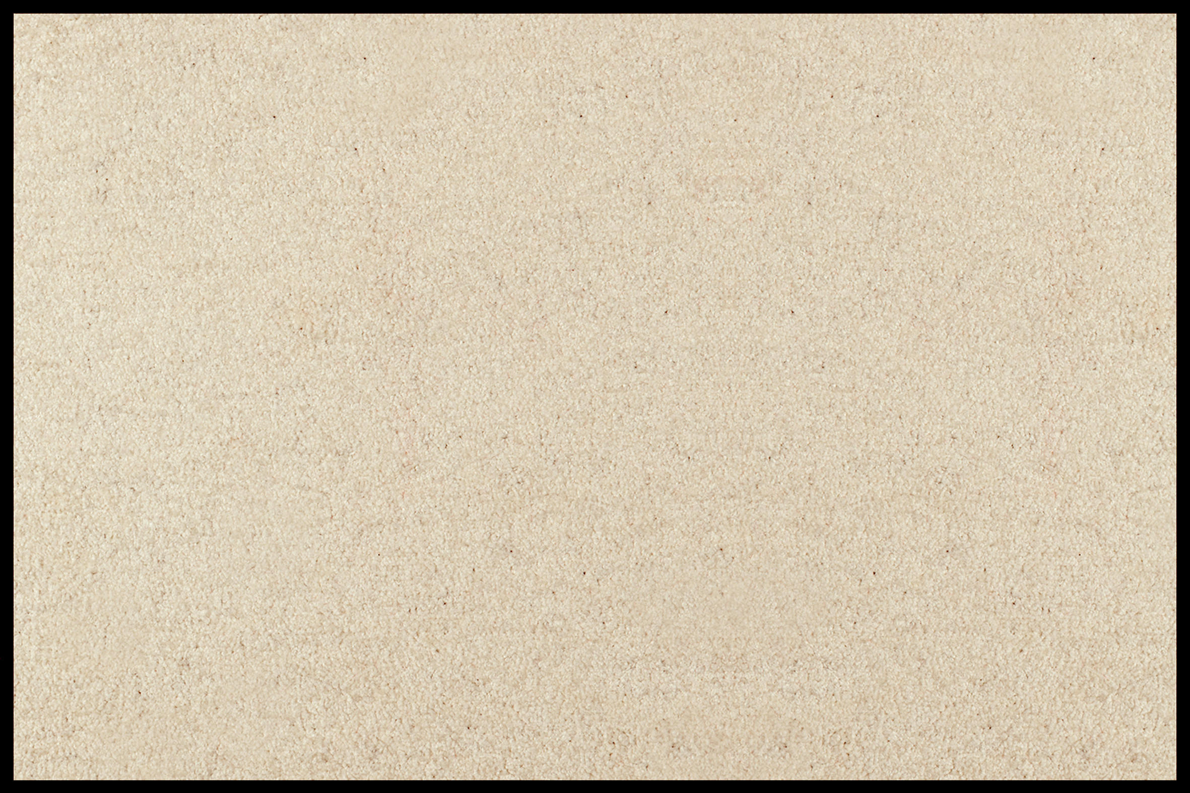 FUSSMATTE  60/90 cm  Beige  Uni  - Beige, KONVENTIONELL, Kunststoff/Textil (60/90cm) - wash+dry