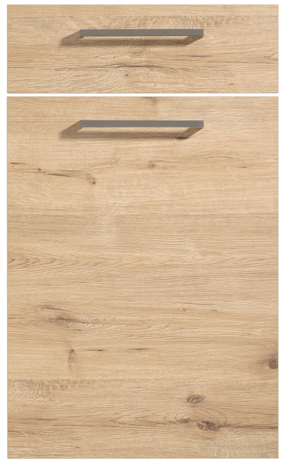 EINBAUKÜCHE   - Weiss/Nussbaumfarben, Design, Holzwerkstoff/Kunststoff - Dieter Knoll