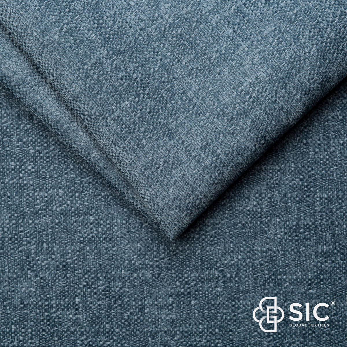 Wohnlandschaft inkl.Funktionen Blau Webstoff  - Blau/Schwarz, MODERN, Kunststoff/Textil (168/337/168cm) - Stylife