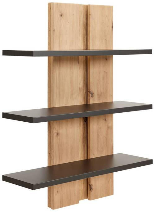 WANDBOARD Anthrazit, Eiche Artisan  - Anthrazit/Eiche Artisan, Design, Holzwerkstoff (70/90/25cm) - Cantus