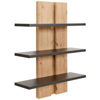 WANDBOARD Anthrazit, Eiche Artisan  - Anthrazit/Eiche Artisan, Design, Holzwerkstoff (70/90/25cm) - Cantus