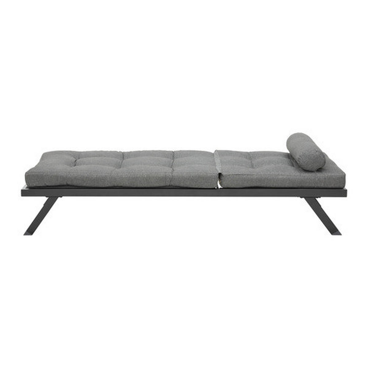 ZAHRADNÍ RELAXAČNÍ LEHÁTKO kov, textil - šedá, Moderní, kov/textil (199/67/40cm) - Ambia Garden