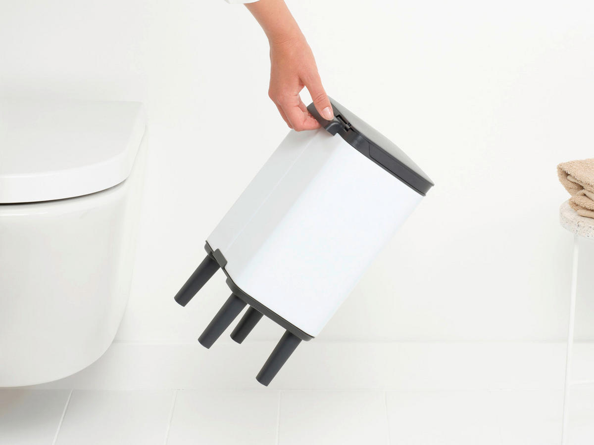 ABFALLEIMER BO HI 4 L  - Weiß, Basics, Kunststoff/Metall (199/356/171cm) - Brabantia