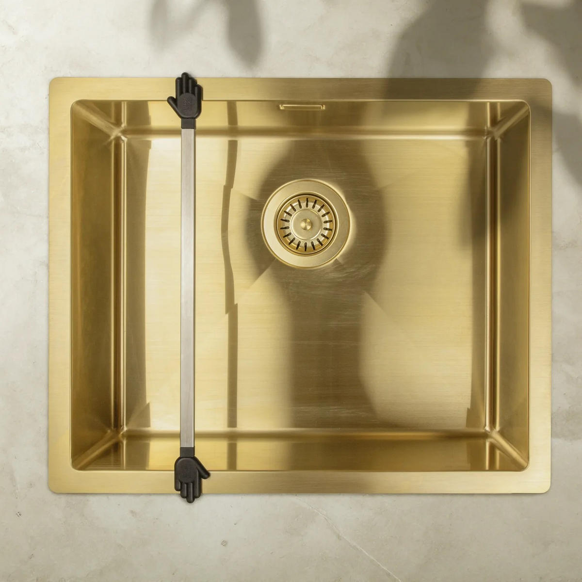 KÜCHENUTENSILIENHALTER - Edelstahlfarben, Basics, Metall (52cm) - HAPPY SINKS