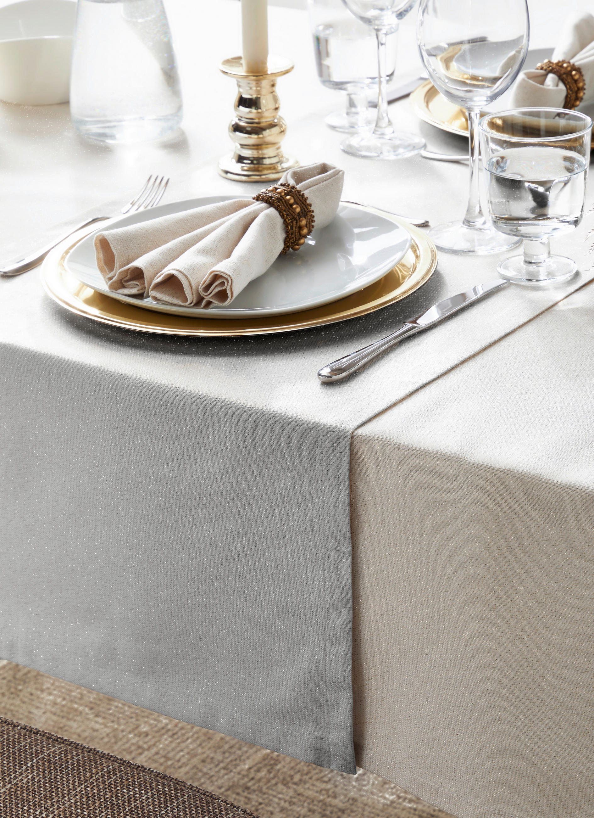 X-Mas BĚHOUN NA STŮL, 50/150 cm, černá