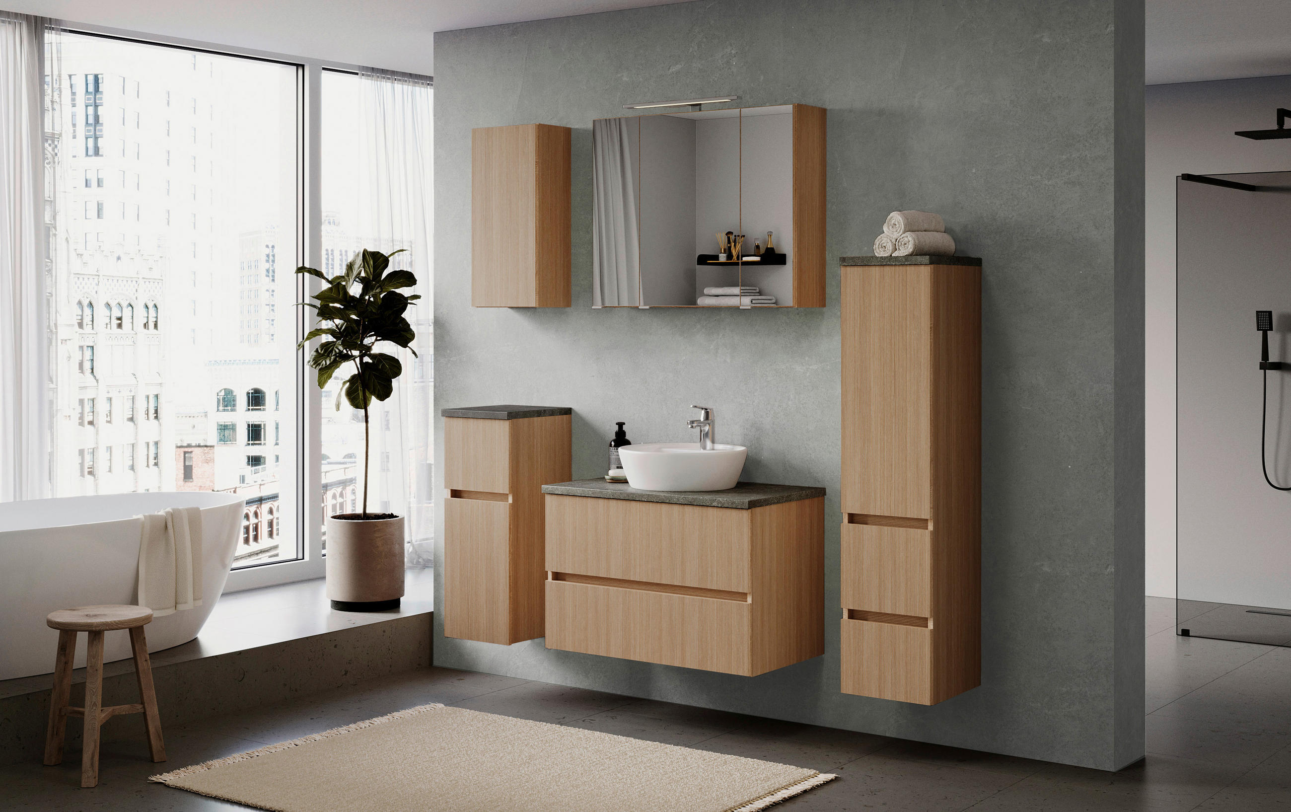 HÄNGESCHRANK 30/64/20 cm  - Eichefarben, KONVENTIONELL, Holzwerkstoff (30/64/20cm) - Xora