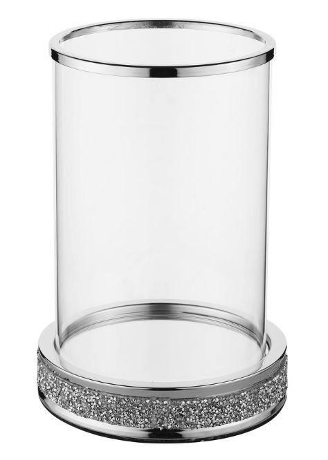 WINDLICHT - Silberfarben, Basics, Metall (18/18/24.5cm)