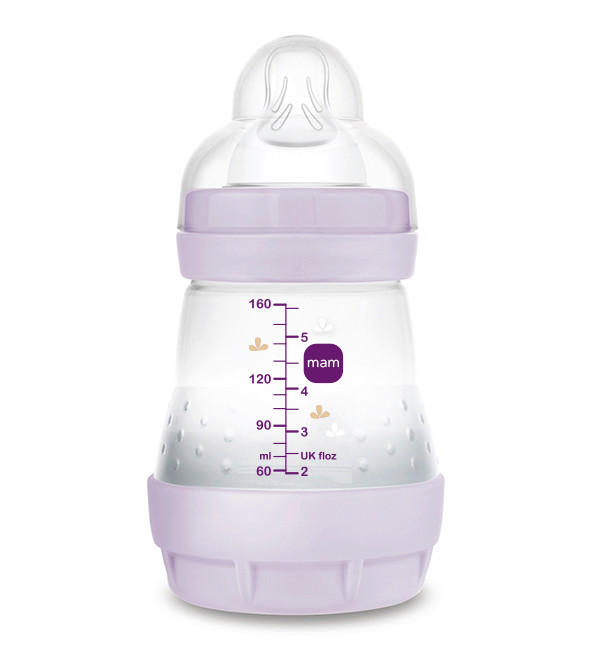 WEITHALSFLASCHE MAM EASY START 160 ml  - Lila, Basics, Kunststoff (160ml) - MAM