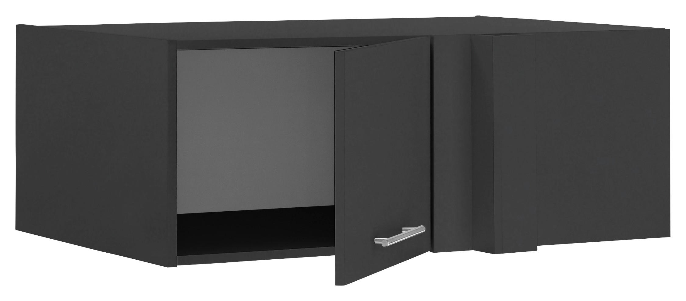 AUFSATZSCHRANK 100/38/68 cm  in  - Chromfarben/Anthrazit, Design, Holzwerkstoff/Metall (100/38/68cm)